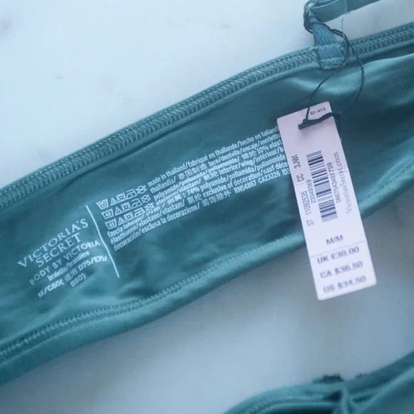 NWT Victoria's Secret Green Lace Bralette - Picture 7 of 9